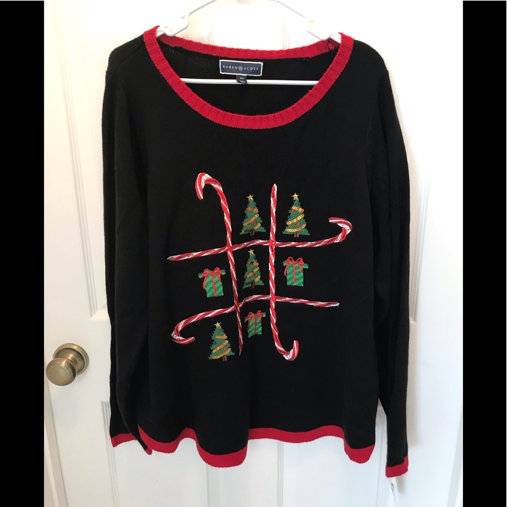 Karen Scott Not Ugly Christmas Sweater size 2X